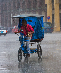 A Brief Downpour - Photo by Len