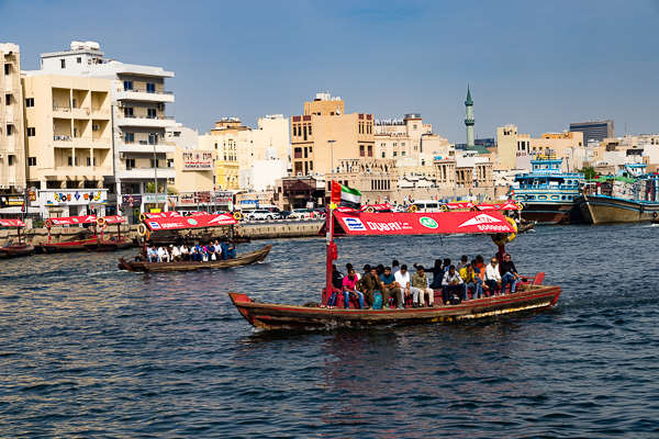 Abra boats on Dubai Creek - Photo by Len